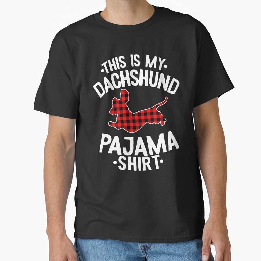 This Is My Dachshund Pajama Shirt Funny Dachshund by Stronzi
