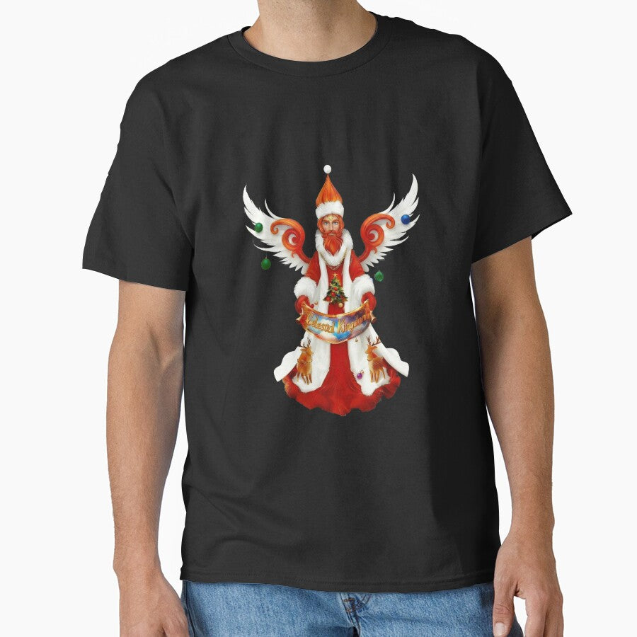 The Curly Angel in the Christmas spirit by CelestialKingdomArt T-Shirts, Hoodie, Sweatshirt | BlankRebels.com (Image 1)