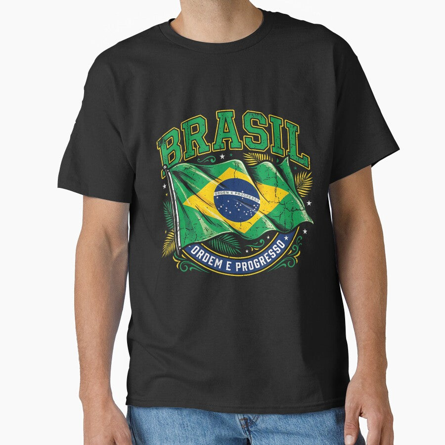 Brasil With Brazilian Flag Colors Men Women Kids Brazil Flag by Arens ★★★★★