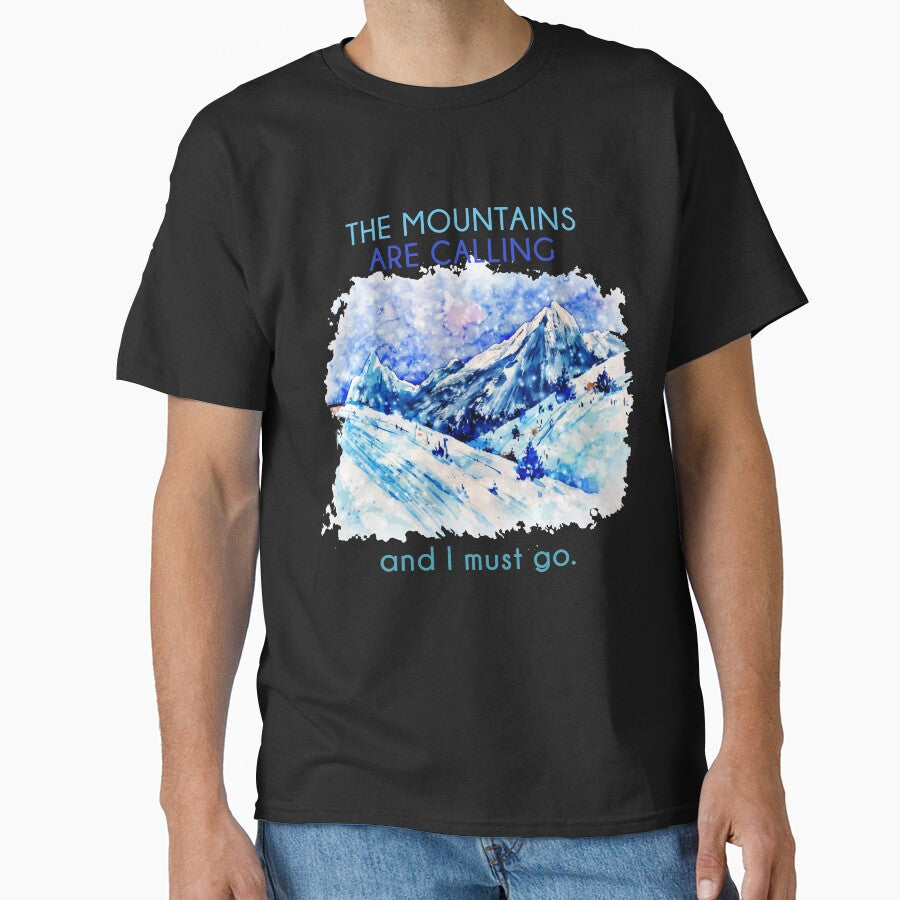 The Mountains Are Calling And I Must Go by Zmunki T-Shirts, Hoodie, Sweatshirt | BlankRebels.com (Image 1)