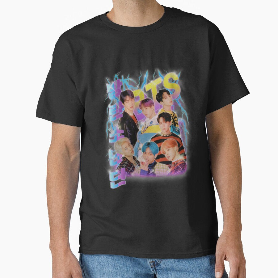 BTS - RETRO 90S by YoungTo T-Shirts, Hoodie, Sweatshirt | BlankRebels.com (Image 1)