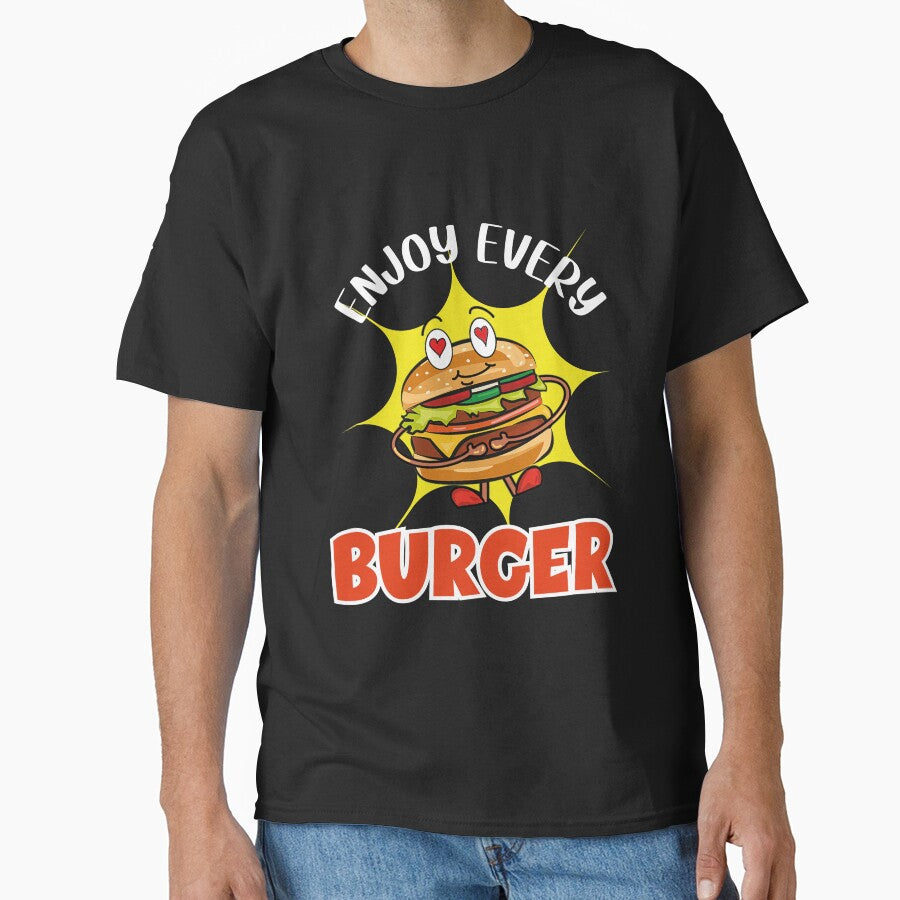 Enjoy Every Burger by orangeblue21 T-Shirts, Hoodie, Sweatshirt | BlankRebels.com (Image 1)