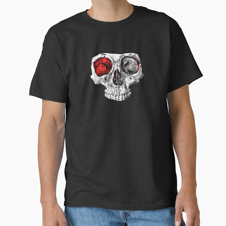 Skull face with red eye by Marker7 T-Shirts, Hoodie, Sweatshirt | BlankRebels.com (Image 1)