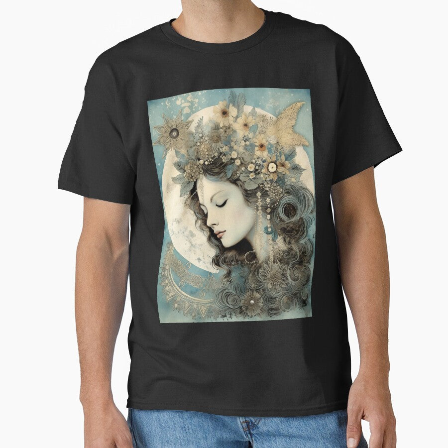 Radiant Moon Goddess by Celestial Charm Co T-Shirts, Hoodie, Sweatshirt | BlankRebels.com (Image 1)