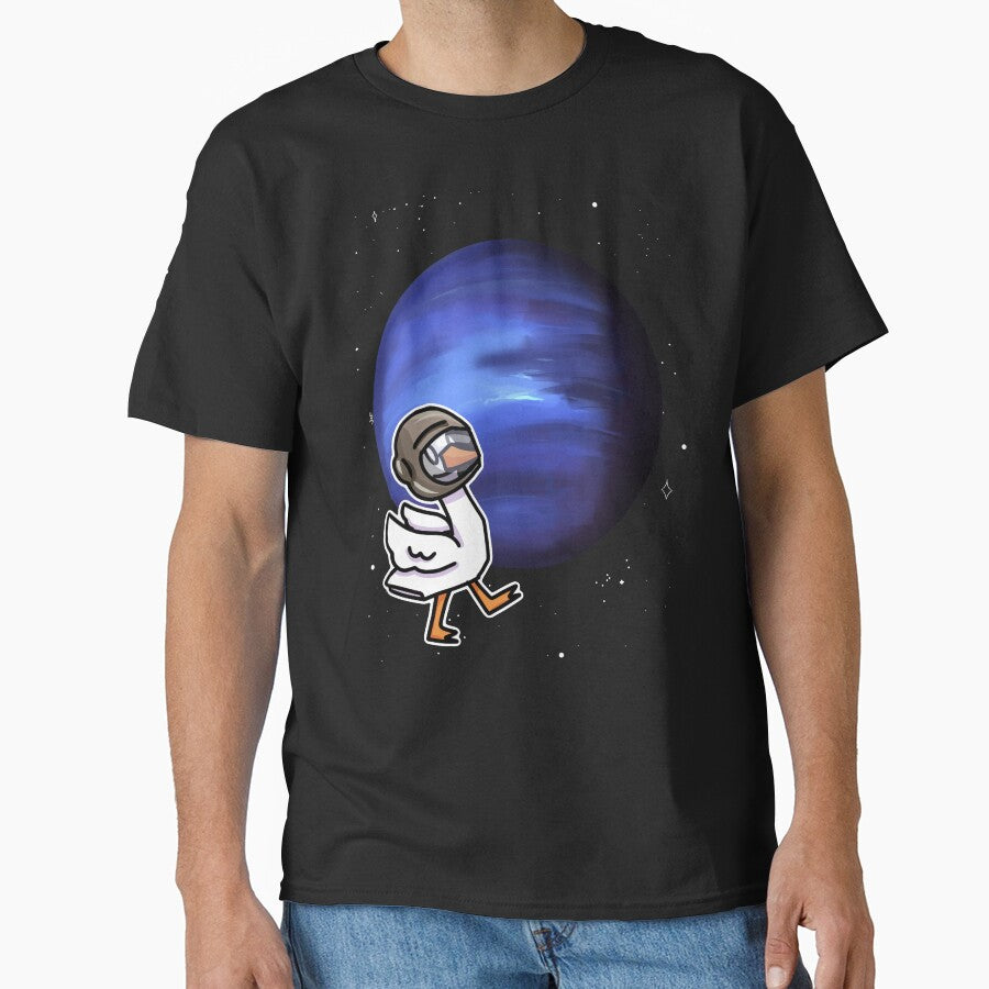 #046 Goose in Space by Jasmine Froley T-Shirts, Hoodie, Sweatshirt | BlankRebels.com (Image 1)