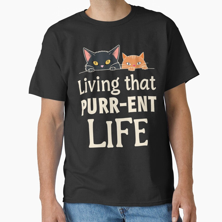 Living That Purr-ent Life by PerkzPrints T-Shirts, Hoodie, Sweatshirt | BlankRebels.com (Image 1)