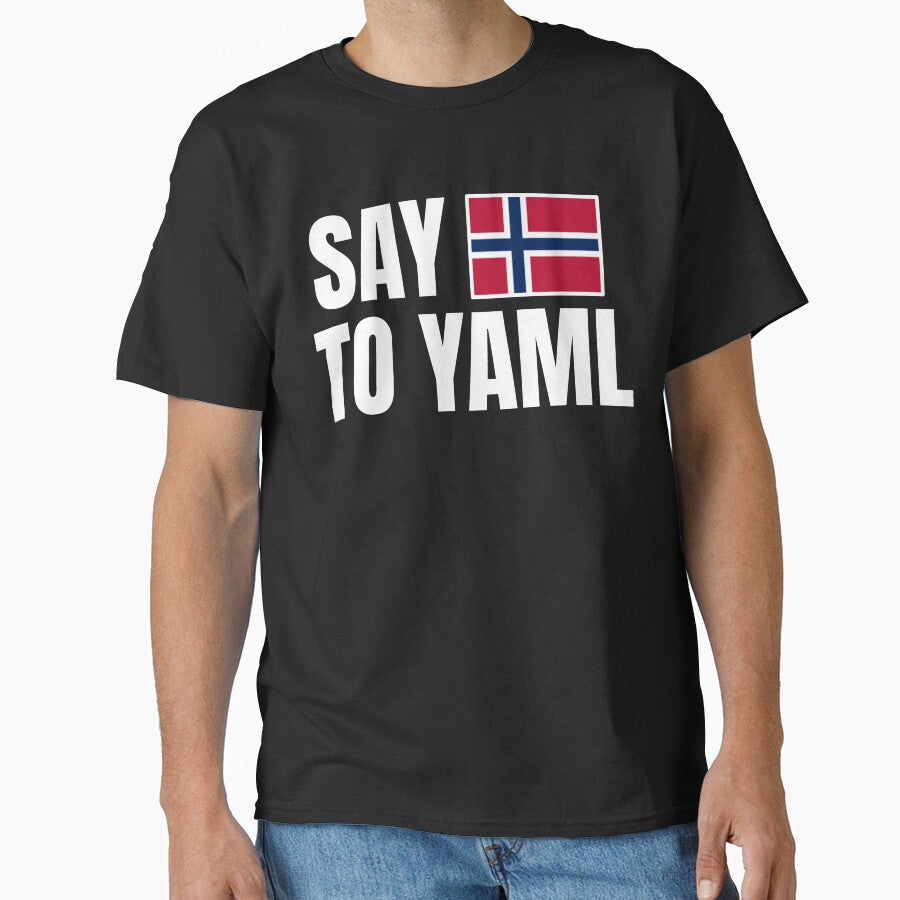 Say no to YAML by IonianDesign T-Shirts, Hoodie, Sweatshirt | BlankRebels.com (Image 1)