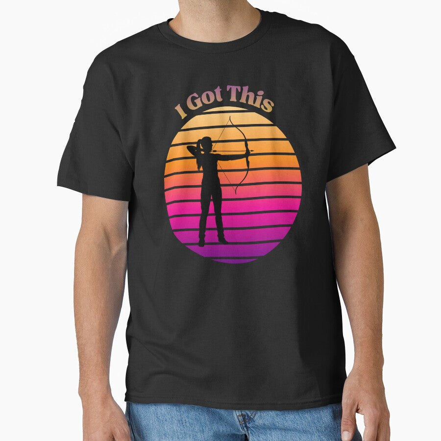 I Got This Retro Archery T-Shirt for Girls by OutdoorSportKid