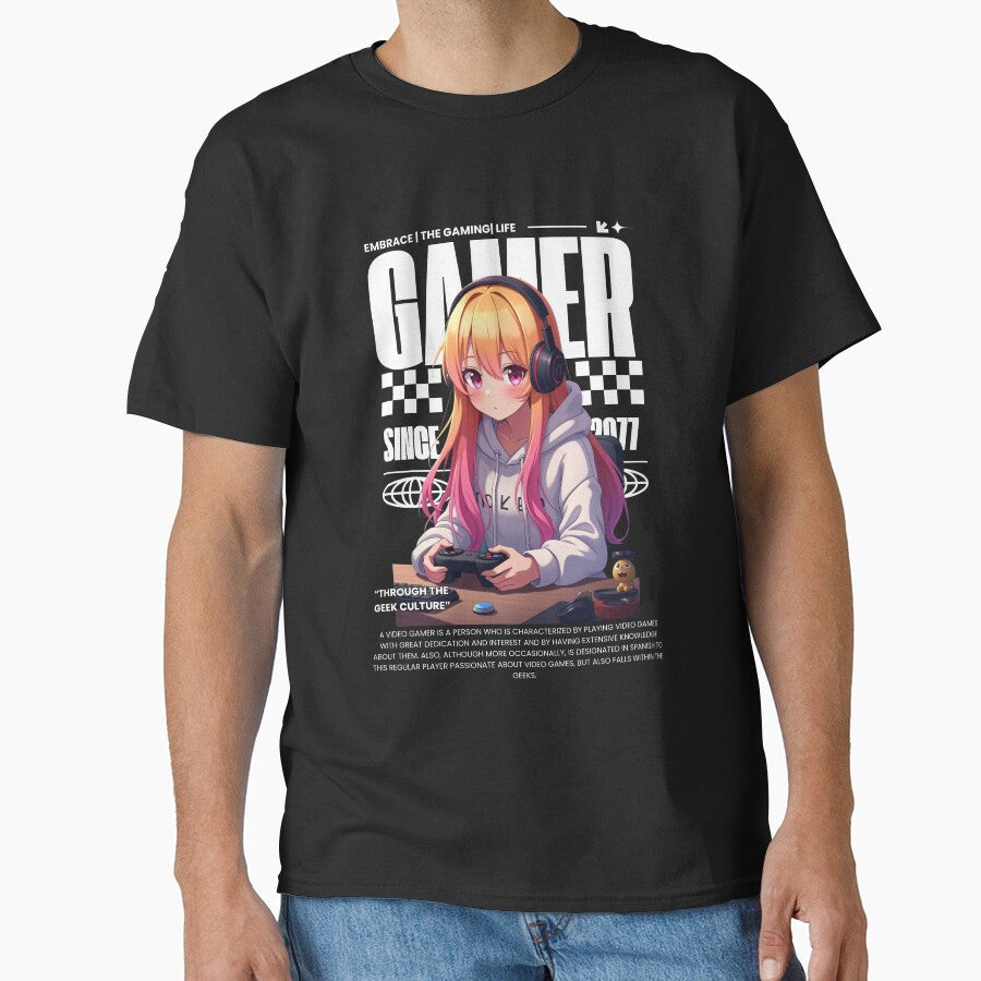 GAMER GIRL |  Anime Streetwear by TeenVibe-Shop T-Shirts, Hoodie, Sweatshirt | BlankRebels.com (Image 1)