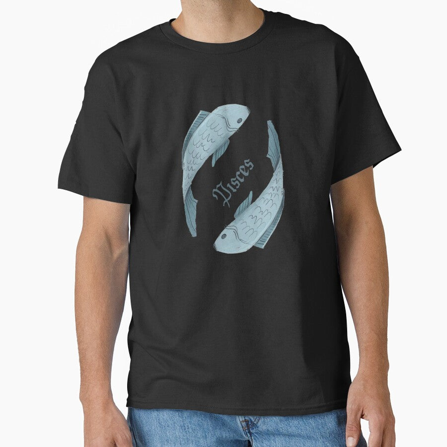 Pisces Zodiac Sign Horoscope Constellation Retro Vintage Fish by Wangfu-tees Hoodie, Sweatshirt | BlankRebels.com (Image 1)