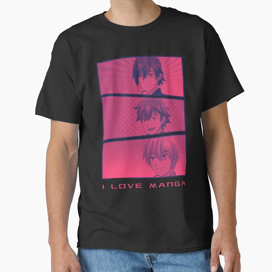 I Love Manga by MotionWaves T-Shirts, Hoodie, Sweatshirt | BlankRebels.com (Image 1)