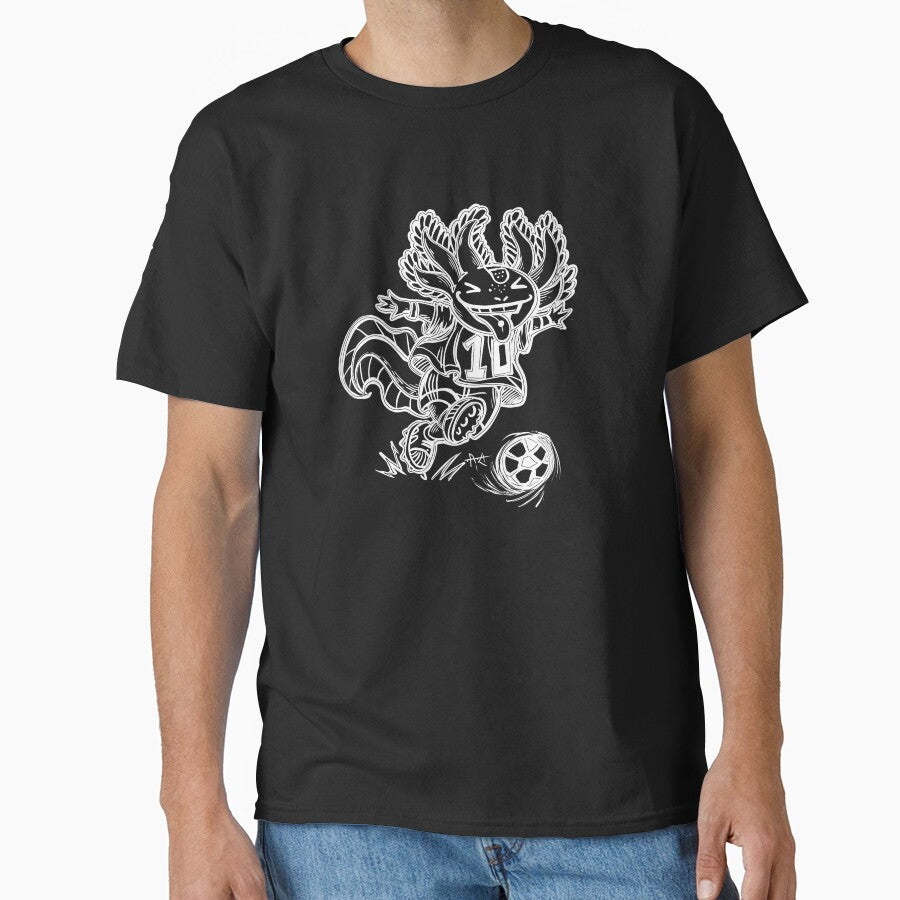 Soccer-playing axolotl by UrielCalavera T-Shirts, Hoodie, Sweatshirt | BlankRebels.com (Image 1)