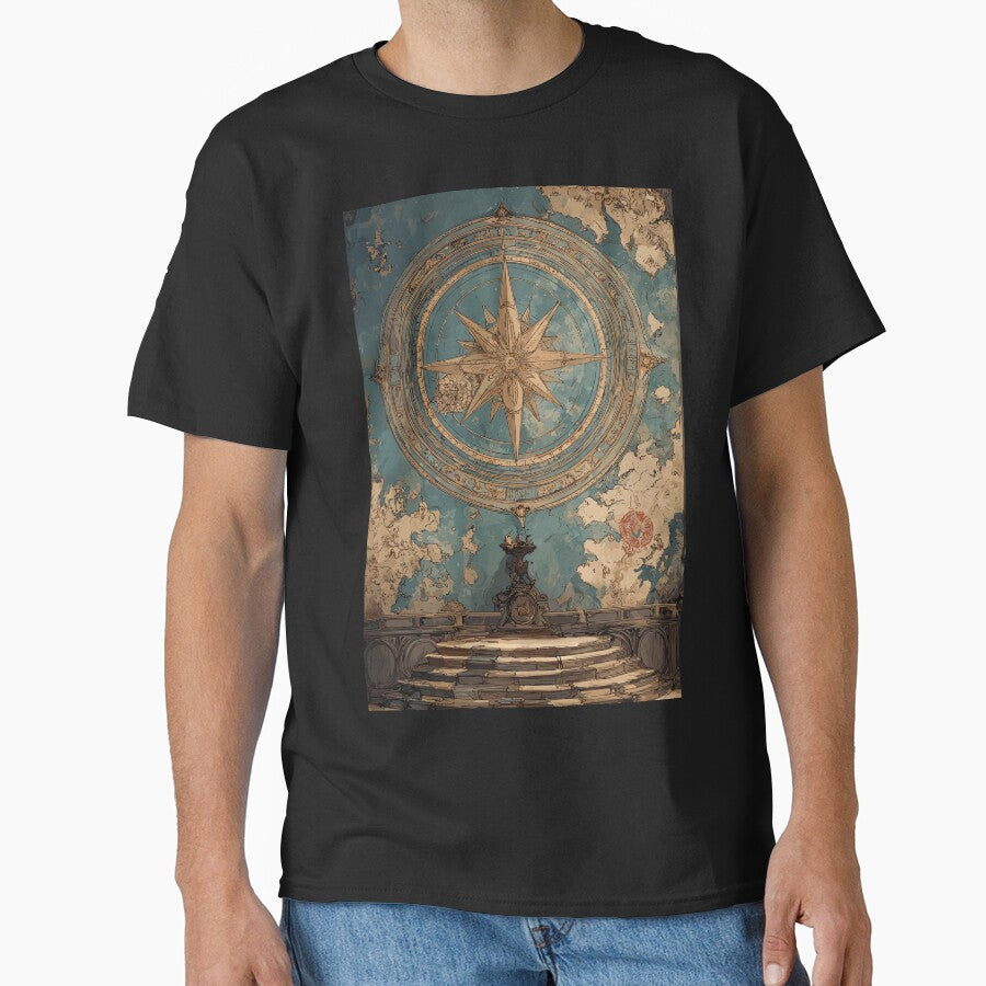 Scholarly Explorer Antique Map Light Academia by bapupa T-Shirts, Hoodie, Sweatshirt | BlankRebels.com (Image 1)
