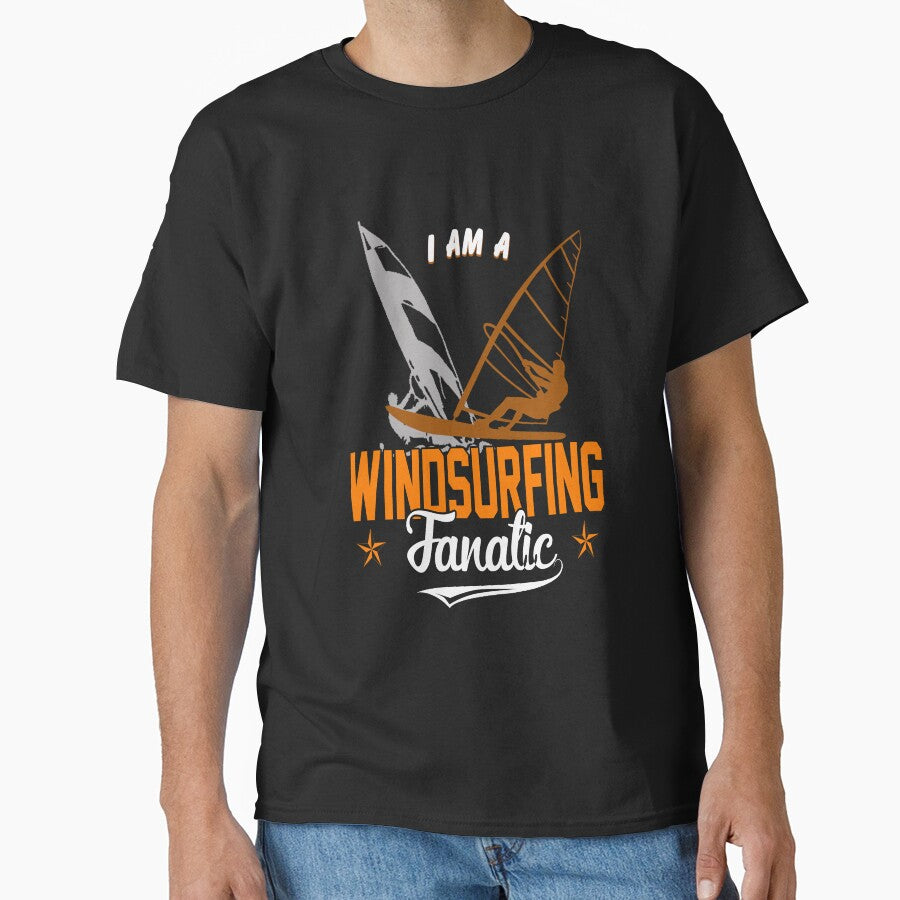 I Am A Windsurfing Fanatic by saulmedia T-Shirts, Hoodie, Sweatshirt | BlankRebels.com (Image 1)