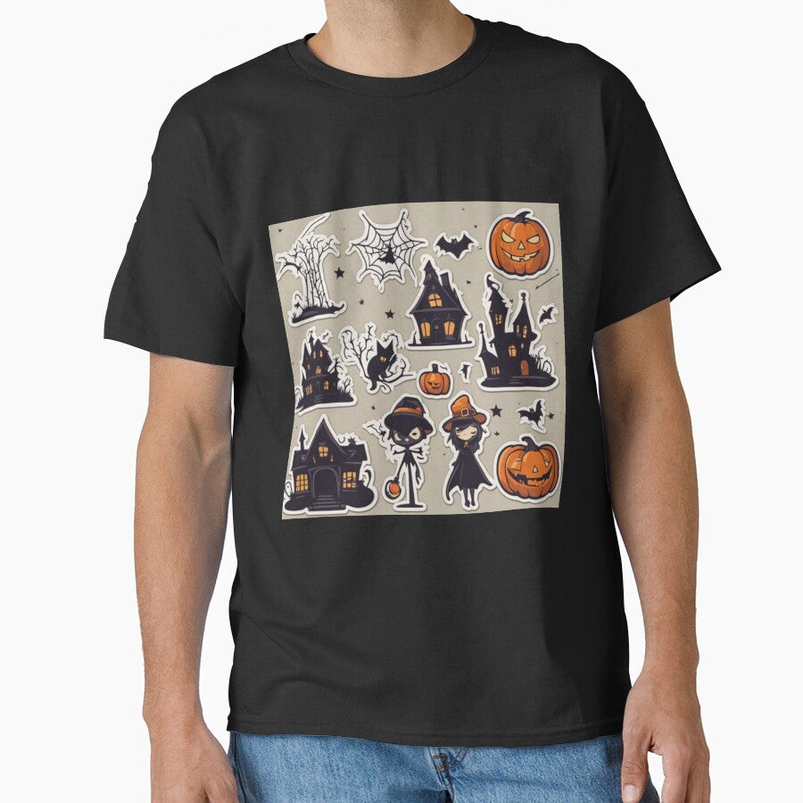 Abstract Halloween Pattern by Planetporridge T-Shirts, Hoodie, Sweatshirt | BlankRebels.com (Image 1)