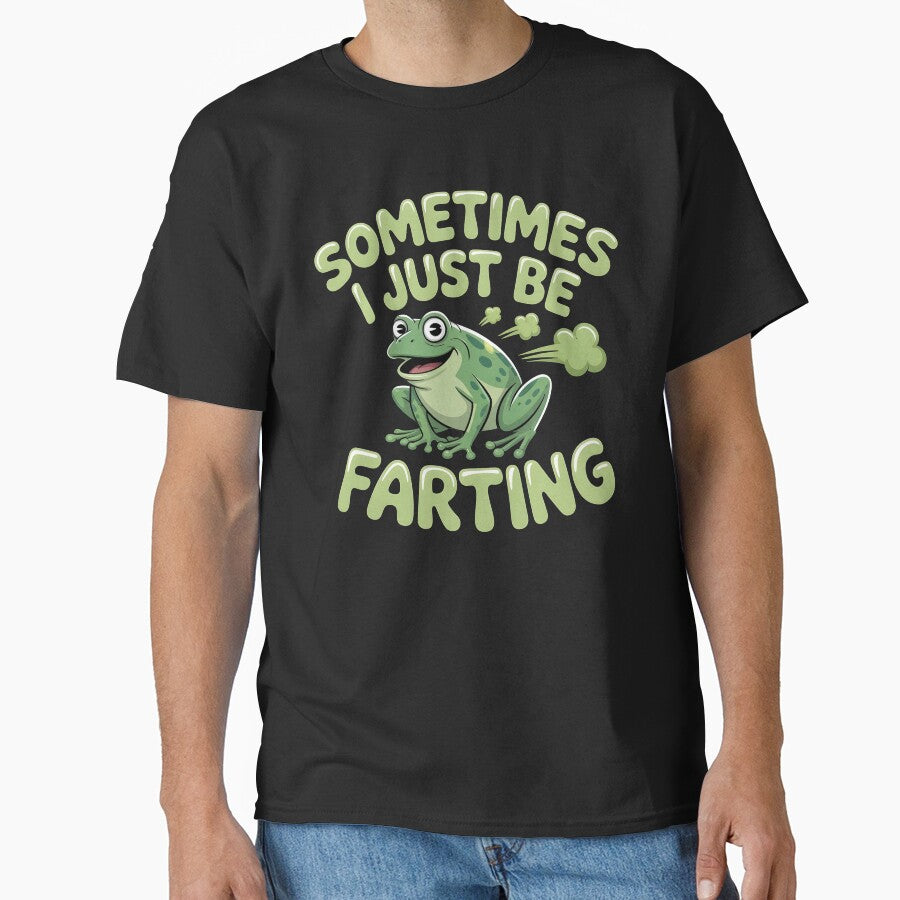 Sometimes I Just Be Farting Funny Vintage Frog – Meme for Frog Lovers by Redgiant87x T-Shirts, Hoodie, Sweatshirt (Image 1)