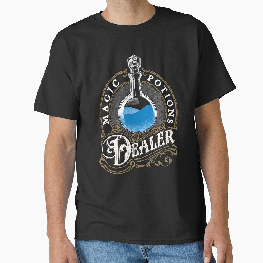 RPG - Magic Potion Dealer - Mana by Studio Mootant T-Shirts, Hoodie, Sweatshirt | BlankRebels.com (Image 1)