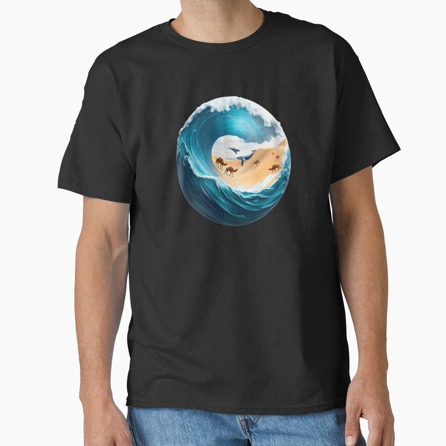 Ocean & Dessert by inkadventure T-Shirts, Hoodie, Sweatshirt | BlankRebels.com (Image 1)
