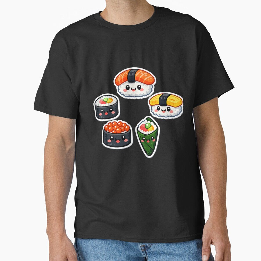 Kawaii Sushi Friends by Paninides T-Shirts, Hoodie, Sweatshirt | BlankRebels.com (Image 1)