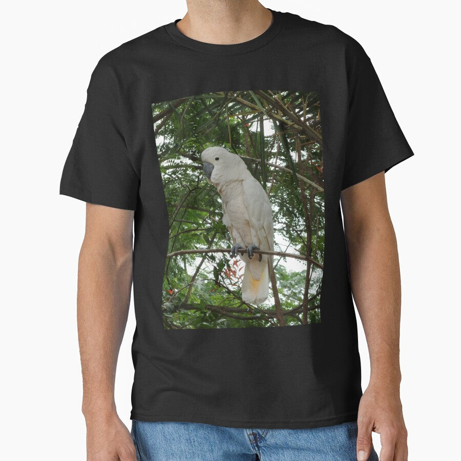 White Cockatoo at the nature by ColourfulDae T-Shirts, Hoodie, Sweatshirt | BlankRebels.com (Image 1)