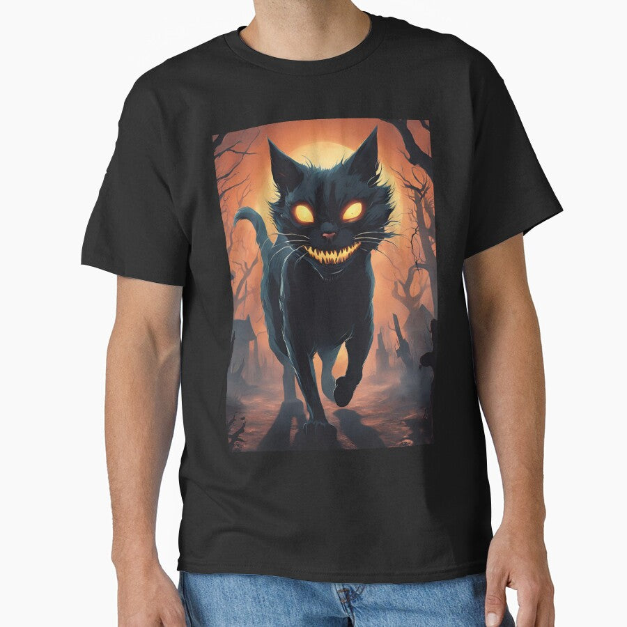 Cemetary cat by whatthefoxsays T-Shirts, Hoodie, Sweatshirt | BlankRebels.com (Image 1)