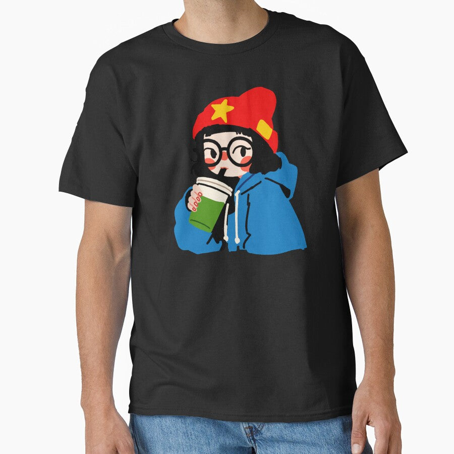 Cozy Matcha Girl by trajeado14 T-Shirts, Hoodie, Sweatshirt | BlankRebels.com (Image 1)