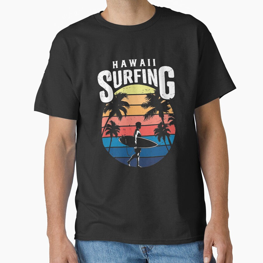 Hawaii Surfing #1 by SalahBlt T-Shirts, Hoodie, Sweatshirt | BlankRebels.com (Image 1)