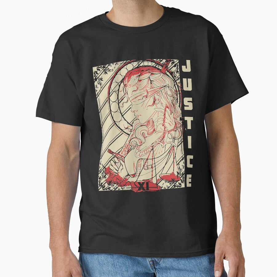Tarot card Justice by Messan19 T-Shirts, Hoodie, Sweatshirt | BlankRebels.com (Image 1)