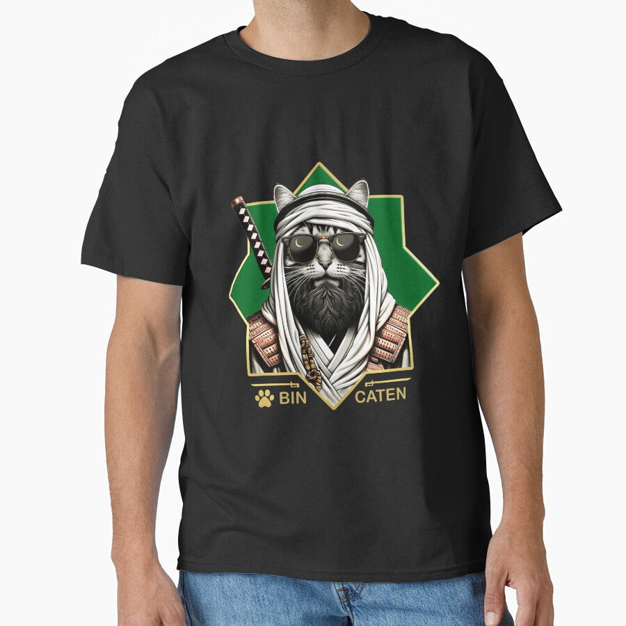 Bin Caten funny cat design by Otakuniverse T-Shirts, Hoodie, Sweatshirt | BlankRebels.com (Image 1)