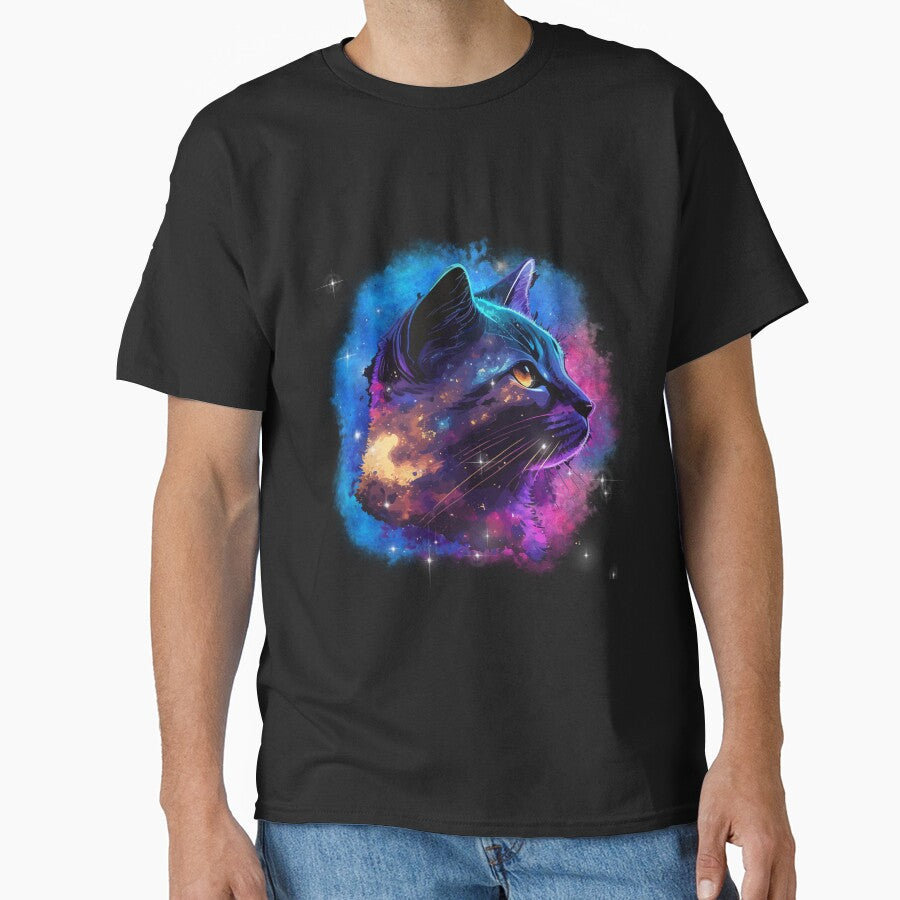 Galaxy Space Cat design styled by MamaNeeaDesigns T-Shirts, Hoodie, Sweatshirt | BlankRebels.com (Image 1)
