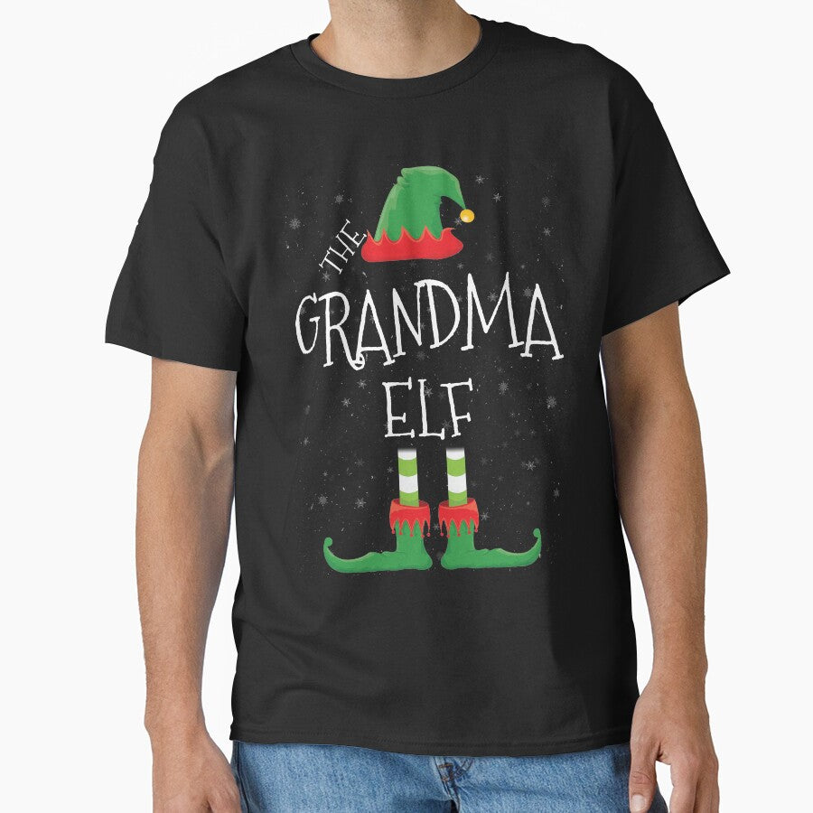 Grandma Elf Family Matching Christmas Group Funny Gift by DavisHasari T-Shirts, Hoodie, Sweatshirt (Image 1)