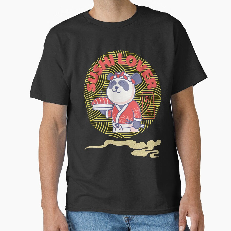 Sushi Lover - Panda Japanese design by TheArtistOf2022 T-Shirts, Hoodie, Sweatshirt | BlankRebels.com (Image 1)