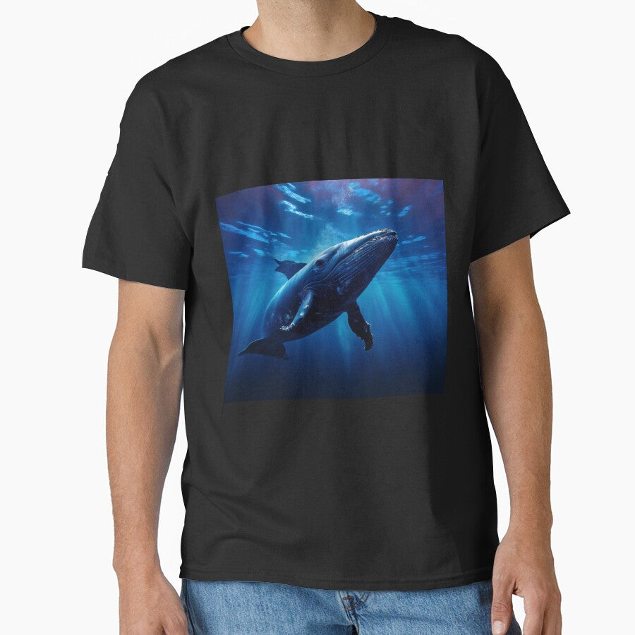 The blue whale, the giant of the seas by Collection de trésors T-Shirts, Hoodie, Sweatshirt | BlankRebels.com (Image 1)