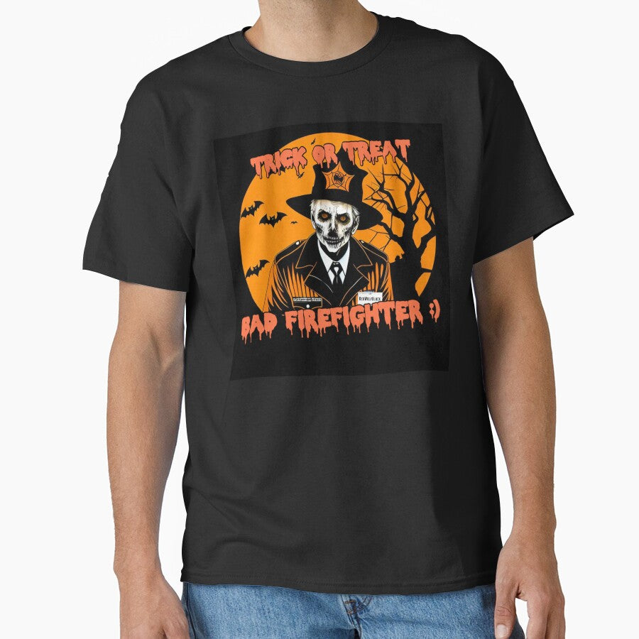 Halloween firefighter a24 by RedWolfDisigne T-Shirts, Hoodie, Sweatshirt | BlankRebels.com (Image 1)