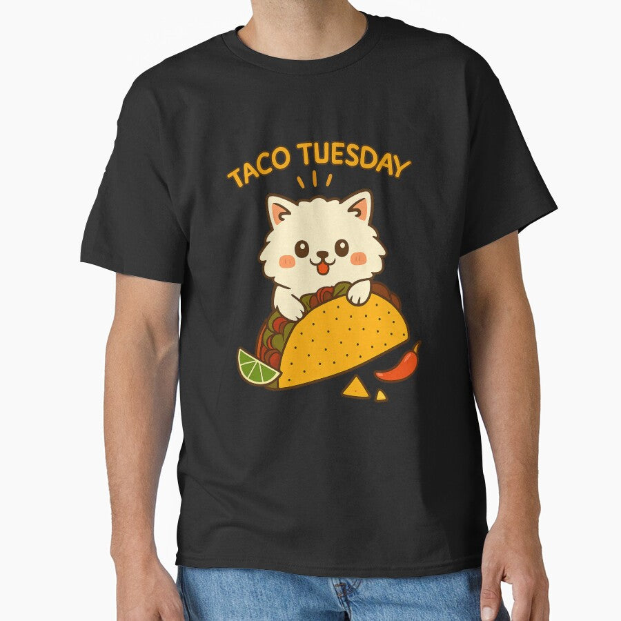 Taco Tuesday kitty on duty by SpacedOutRITZ T-Shirts, Hoodie, Sweatshirt | BlankRebels.com (Image 1)