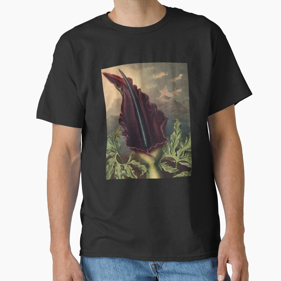 The Dragon Arum by Robert John Thornton Botanical Illustration by InnerCitadel T-Shirts, Hoodie, Sweatshirt (Image 1)