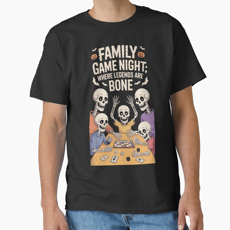 Family Game Night Skeleton Squad by SpeakingPrint2 T-Shirts, Hoodie, Sweatshirt | BlankRebels.com (Image 1)