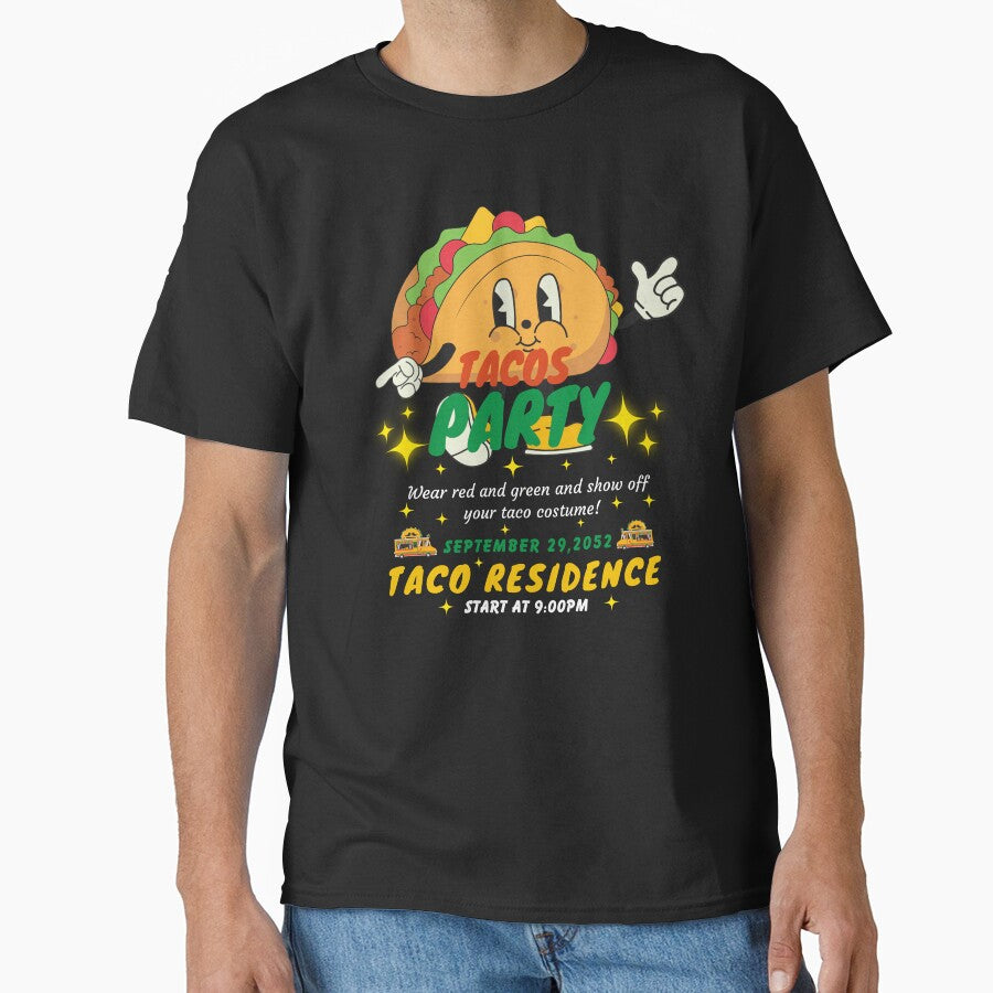 "Taco Party", Taco Lover by TrendingCloth99 T-Shirts, Hoodie, Sweatshirt | BlankRebels.com (Image 1)