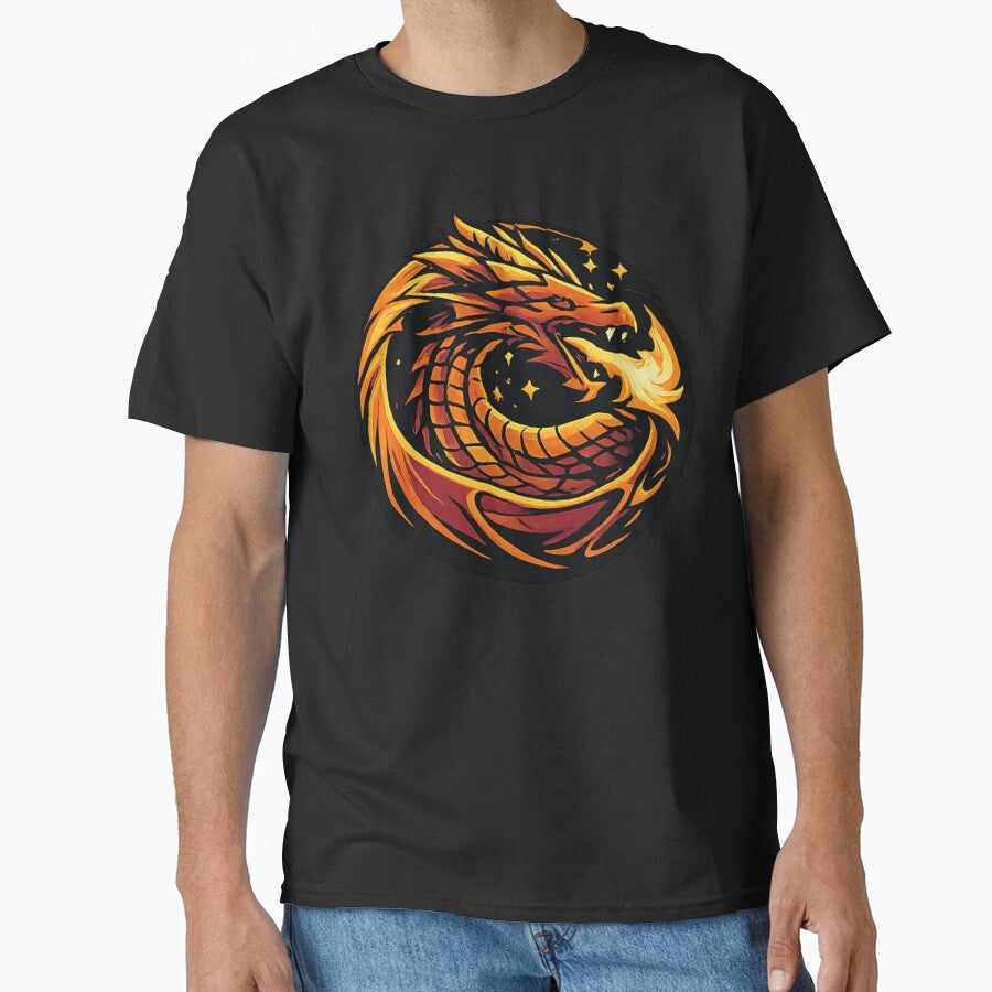 Fire Dragon Emblem – Mystic Fantasy Art by myforestfog T-Shirts, Hoodie, Sweatshirt | BlankRebels.com (Image 1)