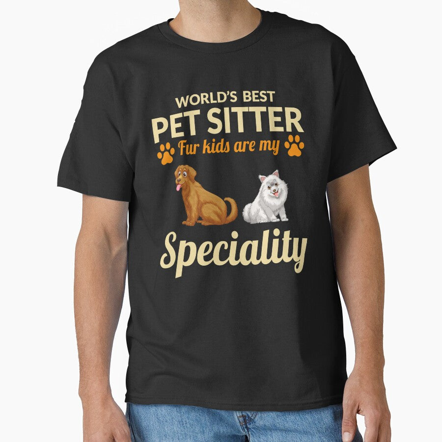 Pet Sitter Sitting Dog Walker Fur Animal Funny by CuteDesigns1