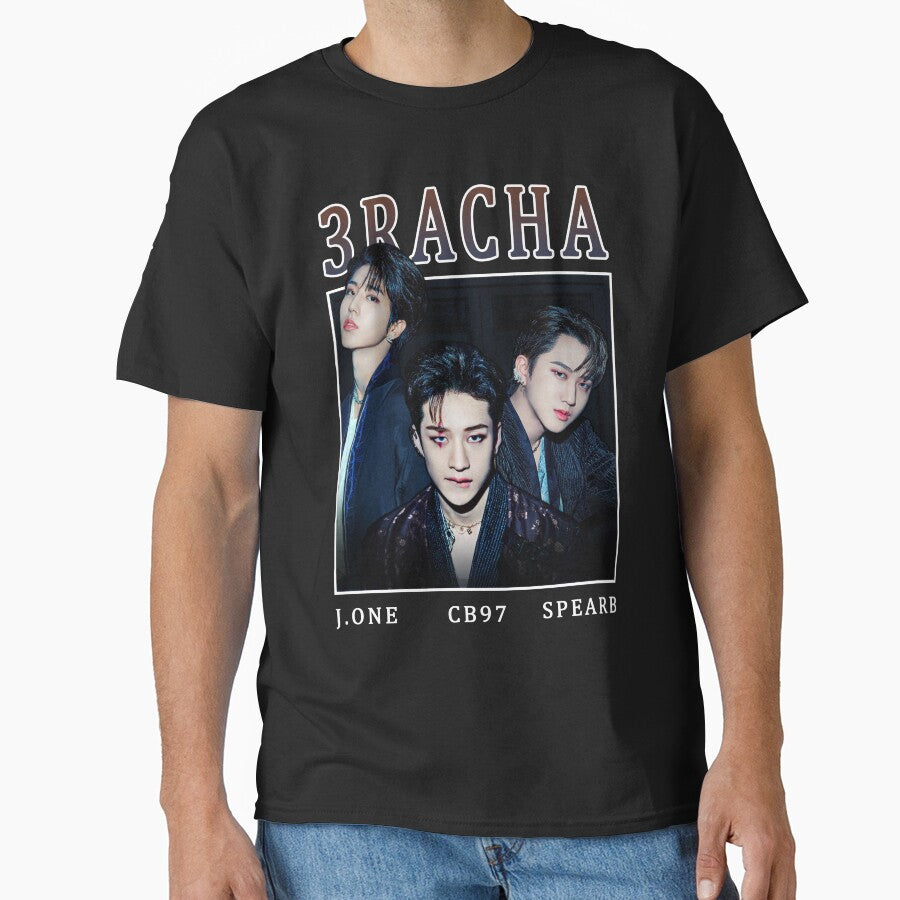 3RACHA Stray Vintage Retro Kpop Band 90s T-Shirts, Hoodie, Sweatshirt