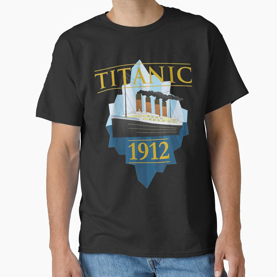 Titanic Sailing Ship Vintage CruisVessel 1912 by DailonisDumpji T-Shirts, Hoodie, Sweatshirt | BlankRebels.com (Image 1)