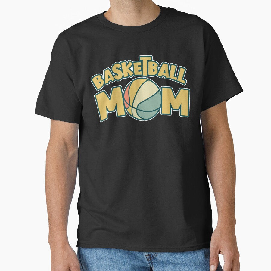 Retro Basketball Mom by roboticaldad T-Shirts, Hoodie, Sweatshirt | BlankRebels.com (Image 1)