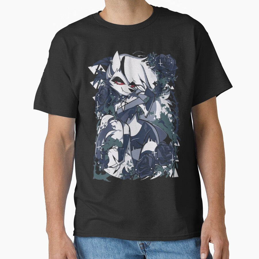 Helluva Boss Loona Floral Print by HellaverseArt T-Shirts, Hoodie, Sweatshirt | BlankRebels.com (Image 1)