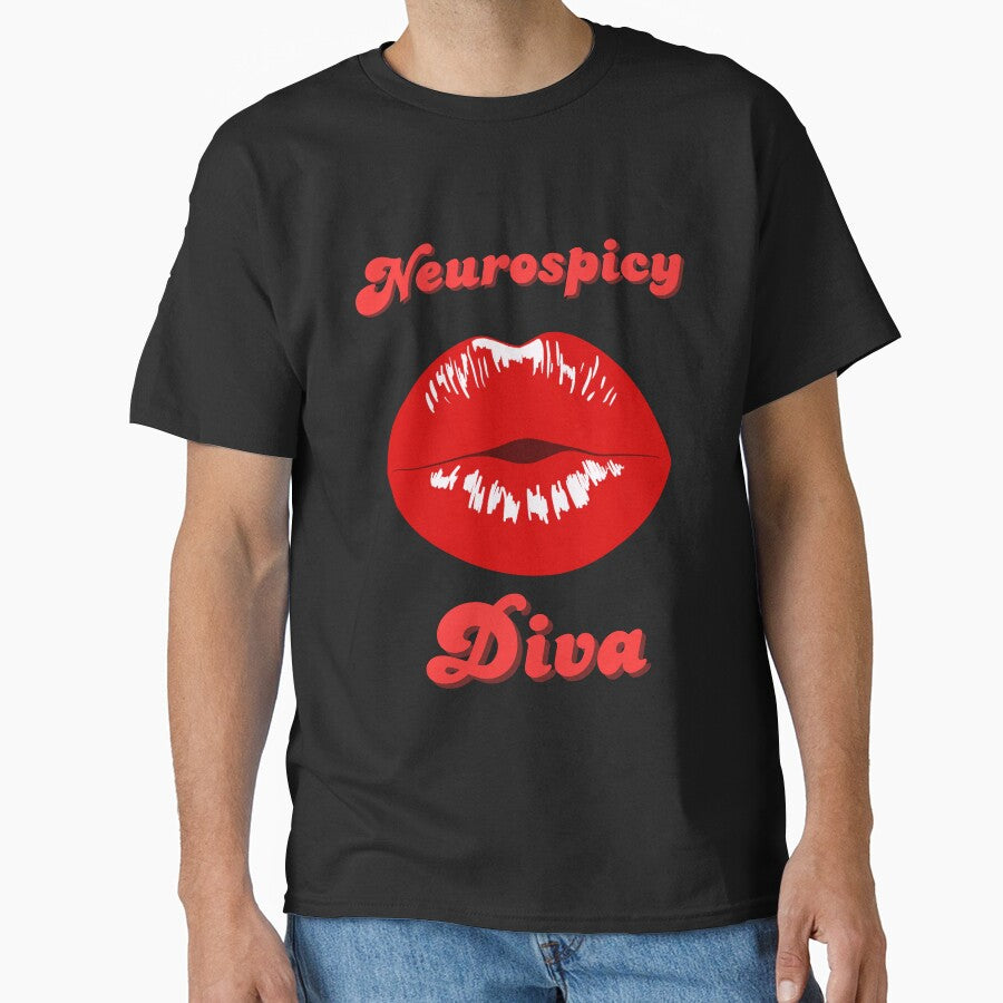 Neurospicy Diva by Balerie Rivera T-Shirts, Hoodie, Sweatshirt | BlankRebels.com (Image 1)