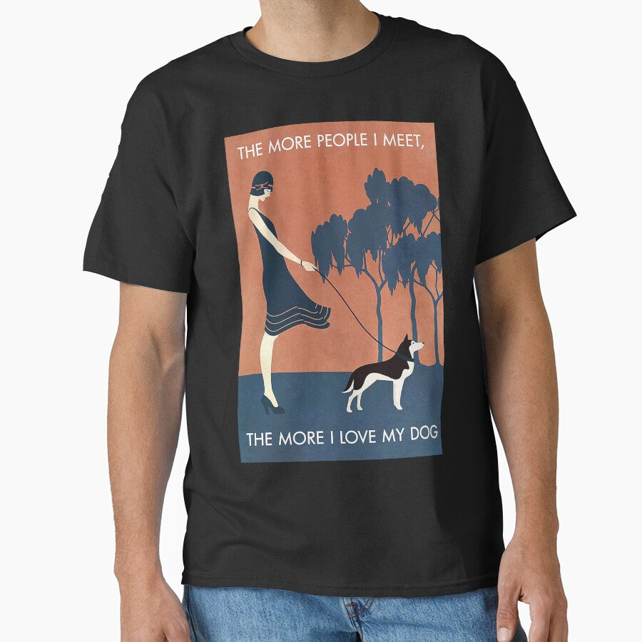 Vintage Girl The More People Husky i love my dog by Douglafa T-Shirts, Hoodie, Sweatshirt | BlankRebels.com (Image 1)