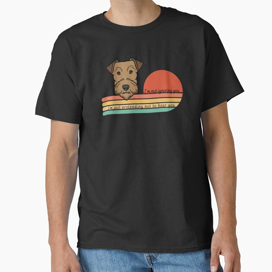 Airedale Pretending not to hear vintage sunset by DuchessDesign81 T-Shirts, Hoodie, Sweatshirt | BlankRebels.com (Image 1)