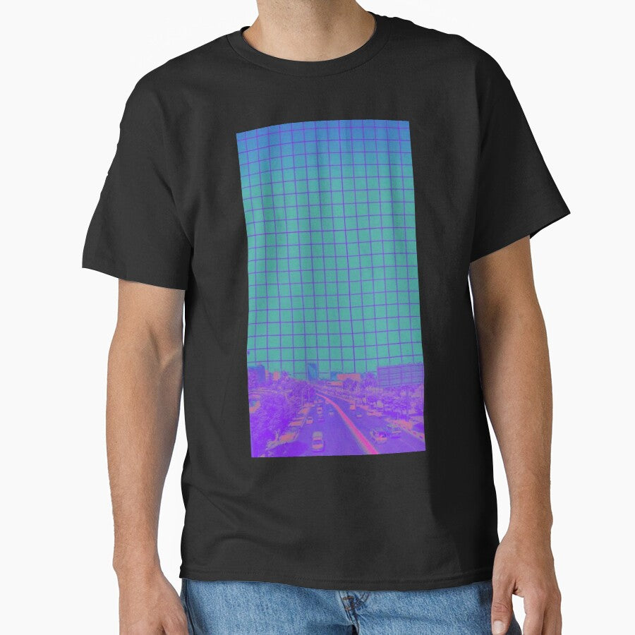 Vaporwave ~ Neon Highway by zerocult T-Shirts, Hoodie, Sweatshirt | BlankRebels.com (Image 1)