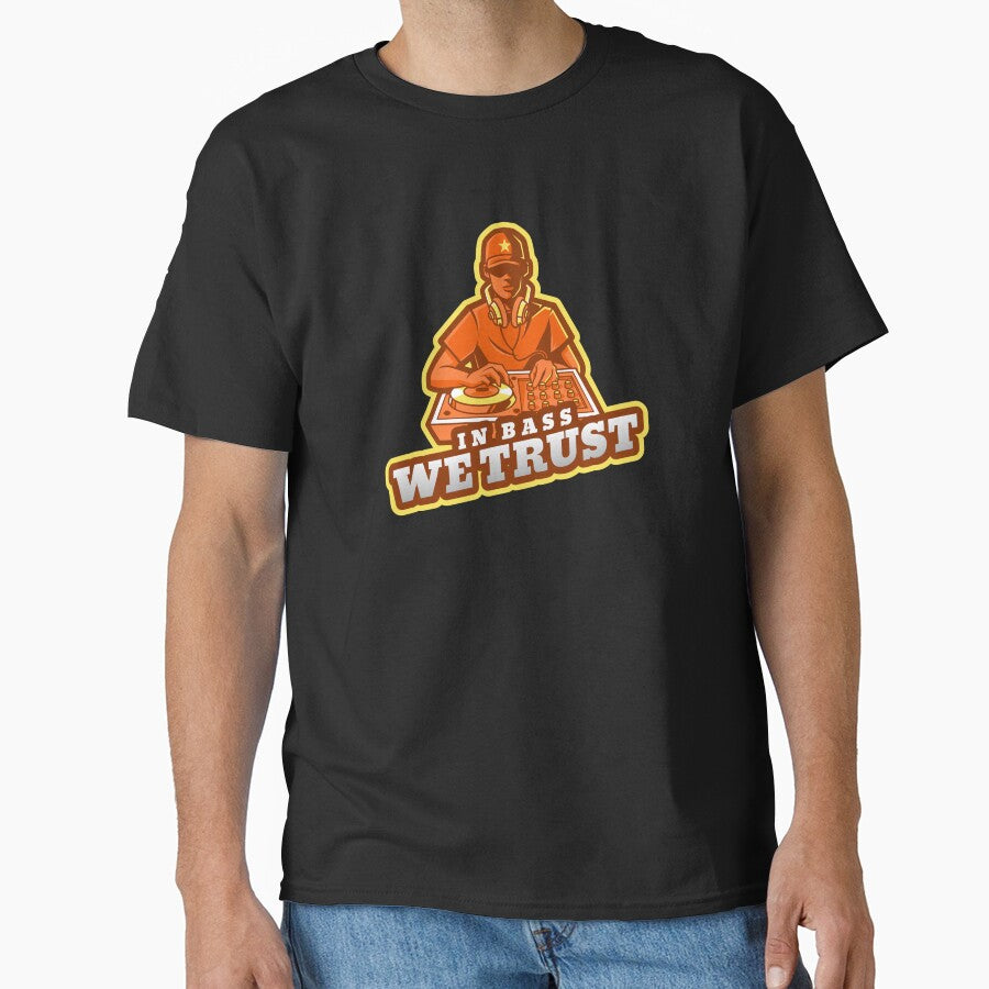 In Bass We Trust | DJ Gift by fcbdavis T-Shirts, Hoodie, Sweatshirt | BlankRebels.com (Image 1)