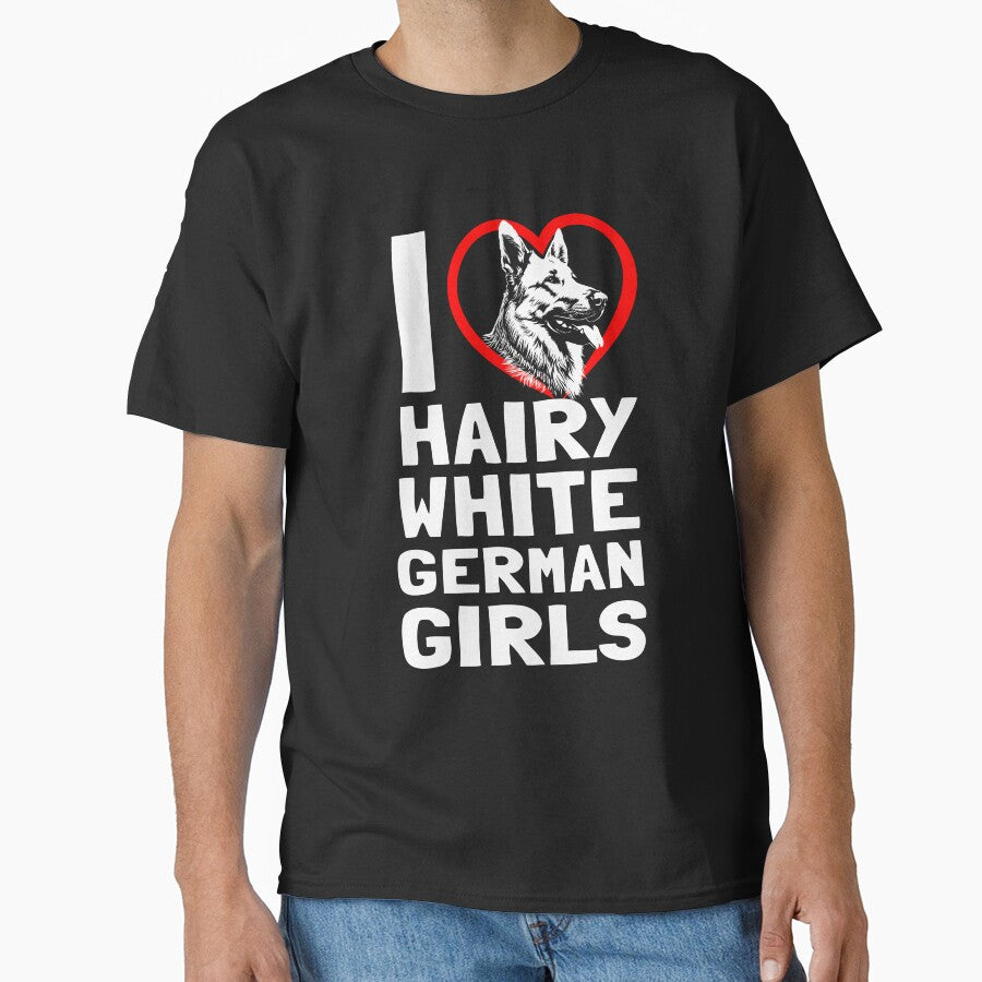 I love Hairy White german girls German Shepherd edition by polygrafix